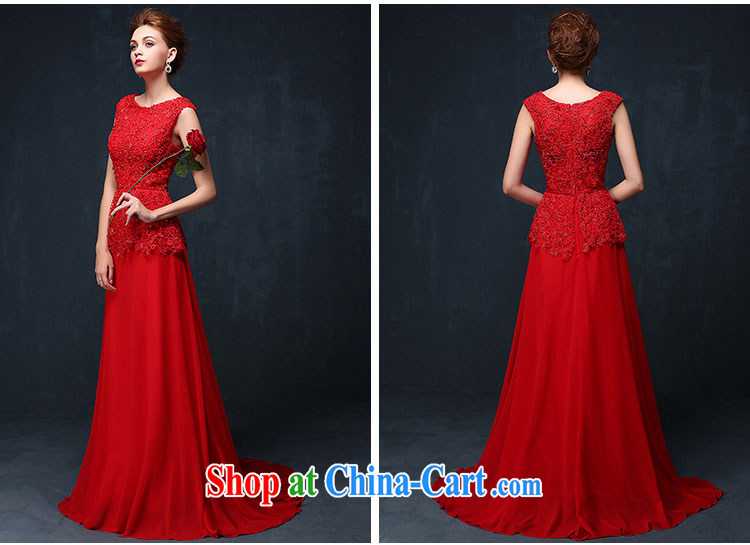 Luang Prabang the Evening Dress 2015 summer and autumn new Korean flower bridal wedding toast service banquet long evening dress red XL pictures, price, brand platters! Elections are good character, the national distribution, so why buy now enjoy more preferential! Health