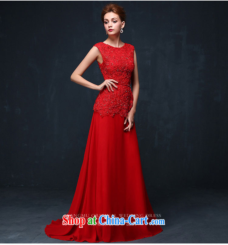 Luang Prabang the Evening Dress 2015 summer and autumn new Korean flower bridal wedding toast service banquet long evening dress red XL pictures, price, brand platters! Elections are good character, the national distribution, so why buy now enjoy more preferential! Health