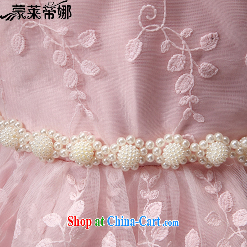 Tony Blair, in Dili, summer 2015 new lace hook flower Openwork Web yarn manually staple Pearl Princess dresses dress skirt 621 pink L, Tony Blair, in Dili, and shopping on the Internet