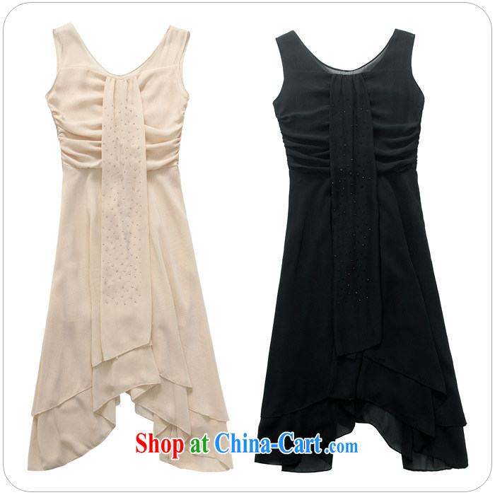 JK 2 New Beauty video thin does not rule out the dress skirt the code snow in woven long V collar sleeveless dresses champagne color XXXL 180 recommendations about Jack pictures, price, brand platters! Elections are good character, the national distribution, so why buy now enjoy more preferential! Health