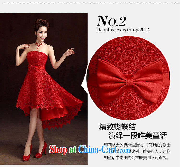 2015 new short red, wipe the chest, pregnant women bridal dresses Toast before serving short long dress spring and summer red tailored contact Customer Service pictures, price, brand platters! Elections are good character, the national distribution, so why buy now enjoy more preferential! Health
