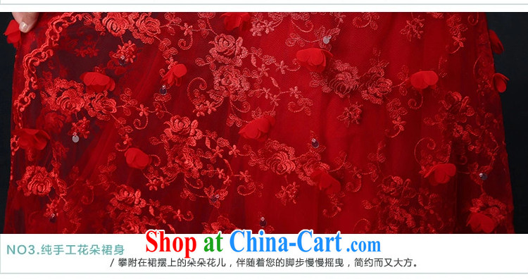 In Luang Prabang in the evening dress 2015 summer and autumn new Korean flower bridal wedding toast service banquet long evening dress Chinese red XL pictures, price, brand platters! Elections are good character, the national distribution, so why buy now enjoy more preferential! Health