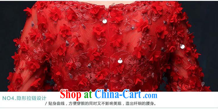 In Luang Prabang in the evening dress 2015 summer and autumn new Korean flower bridal wedding toast service banquet long evening dress Chinese red XL pictures, price, brand platters! Elections are good character, the national distribution, so why buy now enjoy more preferential! Health