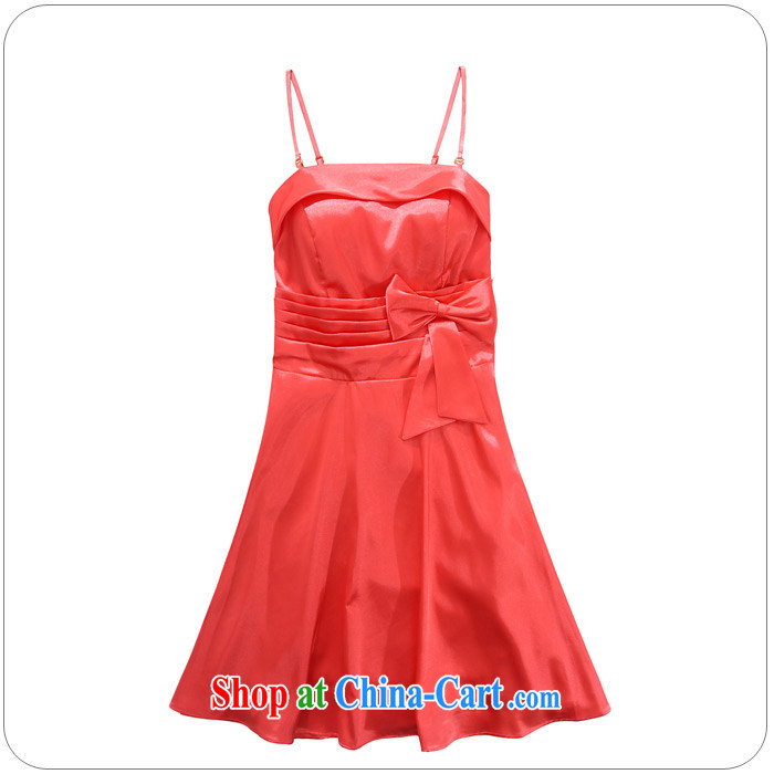 JK 2. YY sweet bare chest straps bridesmaid clothing bow-tie high-waist Solid Color short, the dress code dress orange color code pictures, price, brand platters! Elections are good character, the national distribution, so why buy now enjoy more preferential! Health