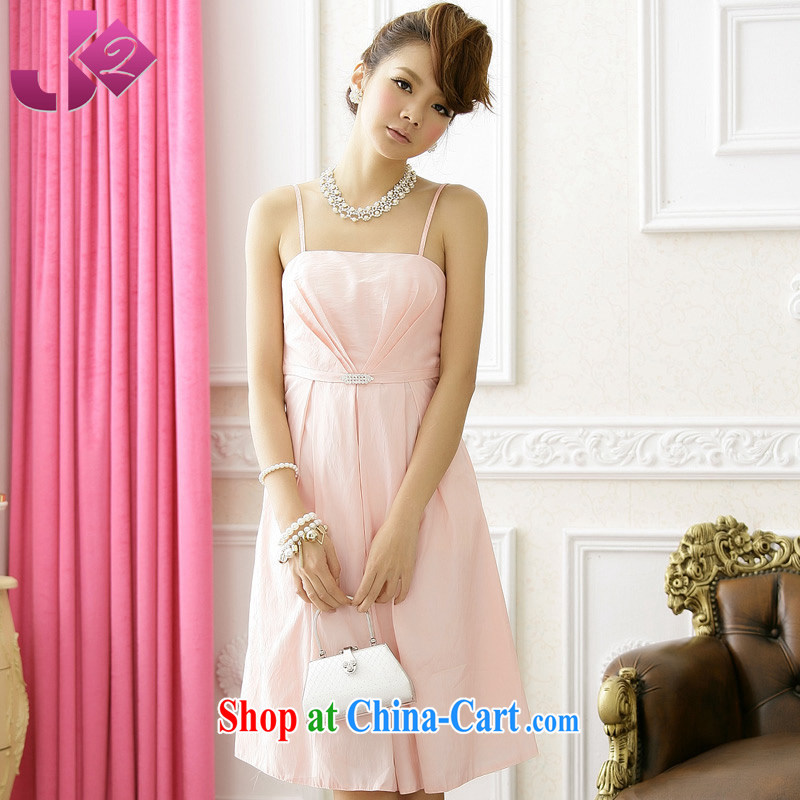 JK 2 2015 summer decoration, graphics thin the code strap short dress dresses sweet simple, plain colored bridesmaid clothing yellow XXXL 155 recommendations about Jack, JK 2. YY, shopping on the Internet