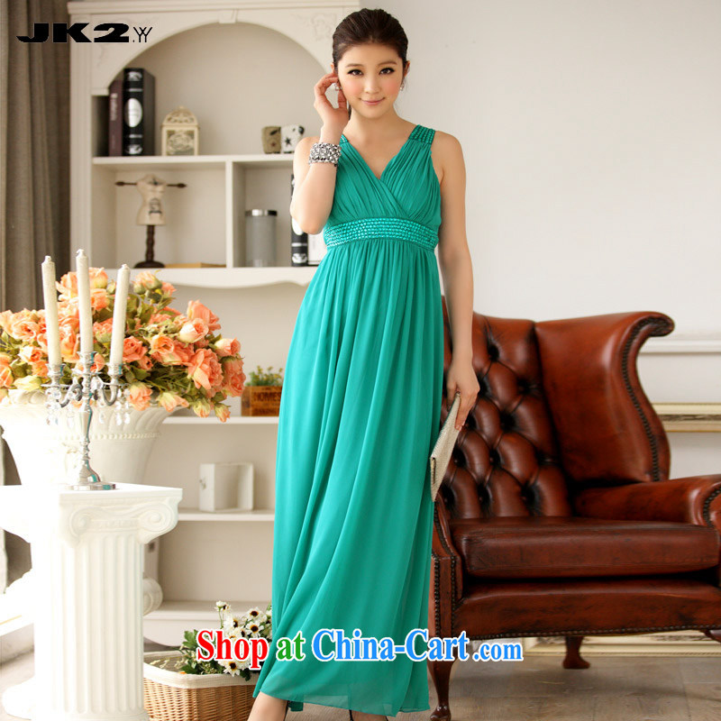 JK 2. YY sexy V staples for snow Pearl woven bridesmaid skirt long hosted evening dress code the dress sleeveless dresses pink are code 100 recommendations about Jack, JK 2. YY, shopping on the Internet