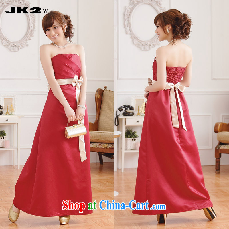 JK 2. YY 2015 cultivating graphics slender dresses, bride toast clothing wedding dress banquet evening dress wrapped chest dresses Red. Are code 100 recommendations about Jack