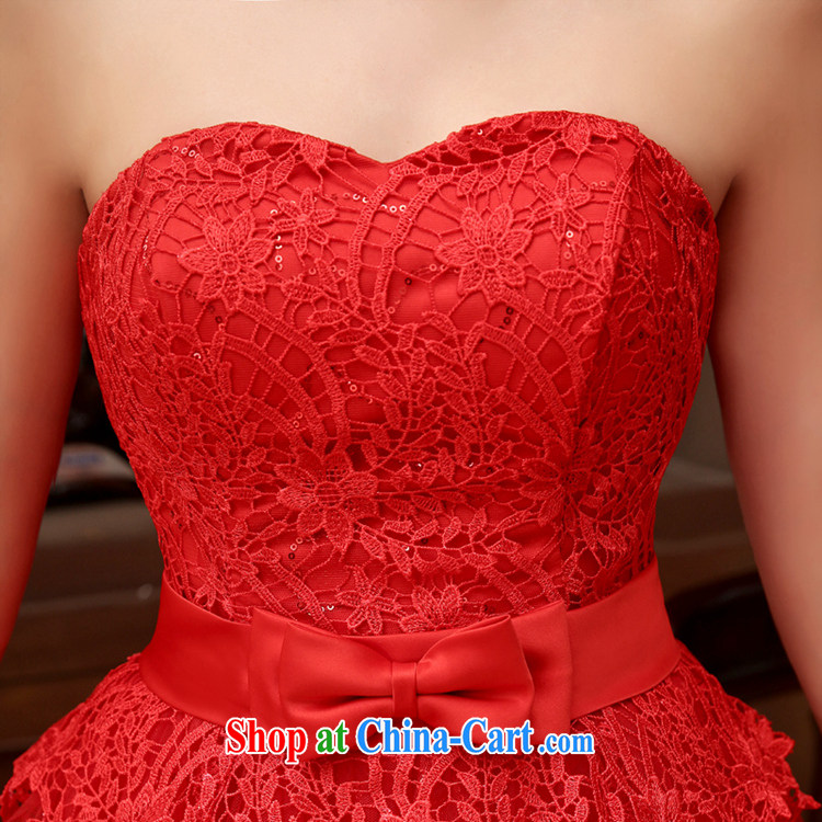 Time his bride's wedding dresses small erase chest strap wedding toast serving modern red bridesmaid service 2015 new Korean dress dress uniforms red XXL pictures, price, brand platters! Elections are good character, the national distribution, so why buy now enjoy more preferential! Health
