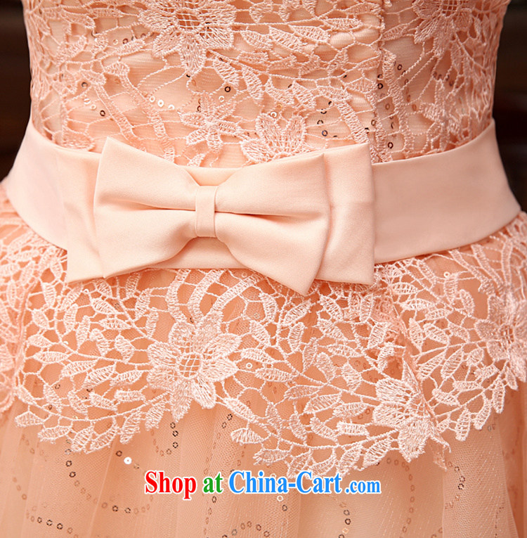 Syria Time bridesmaid dress new dress short bridesmaid service 2015 Korean version with bare chest small dress dress wedding bridal toast serving female bare pink XXL pictures, price, brand platters! Elections are good character, the national distribution, so why buy now enjoy more preferential! Health