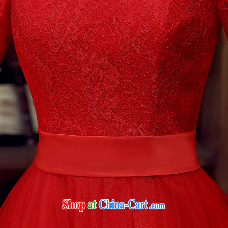 Time his bride toast service 2015 new small red dress Korean bridesmaid in serving long bridesmaid dress wedding dress dress girls summer evening dress red XXL pictures, price, brand platters! Elections are good character, the national distribution, so why buy now enjoy more preferential! Health