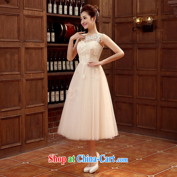 Time Syria 2015 Korean version champagne color bridesmaid serving small dress bridesmaid dress dress wedding dress bridal toast serving evening dress bridesmaid's sister dress champagne color XXL pictures, price, brand platters! Elections are good character, the national distribution, so why buy now enjoy more preferential! Health