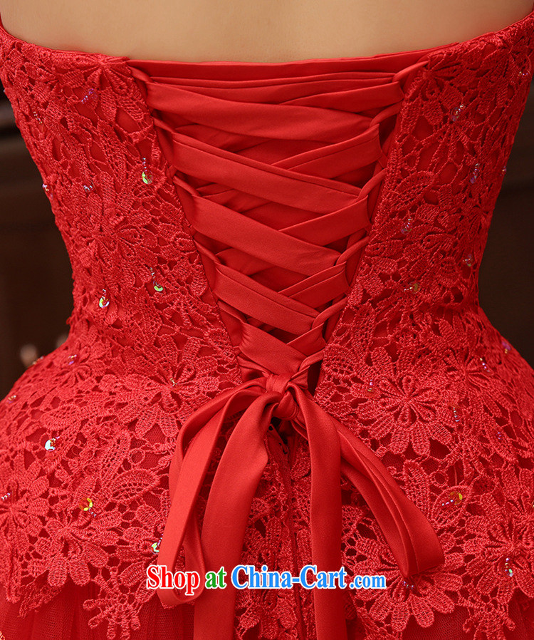Syria Time marriages served toast red erase chest strap Korean small dress bridesmaid clothing short evening dress 2015 New Red Web dress red XXL pictures, price, brand platters! Elections are good character, the national distribution, so why buy now enjoy more preferential! Health