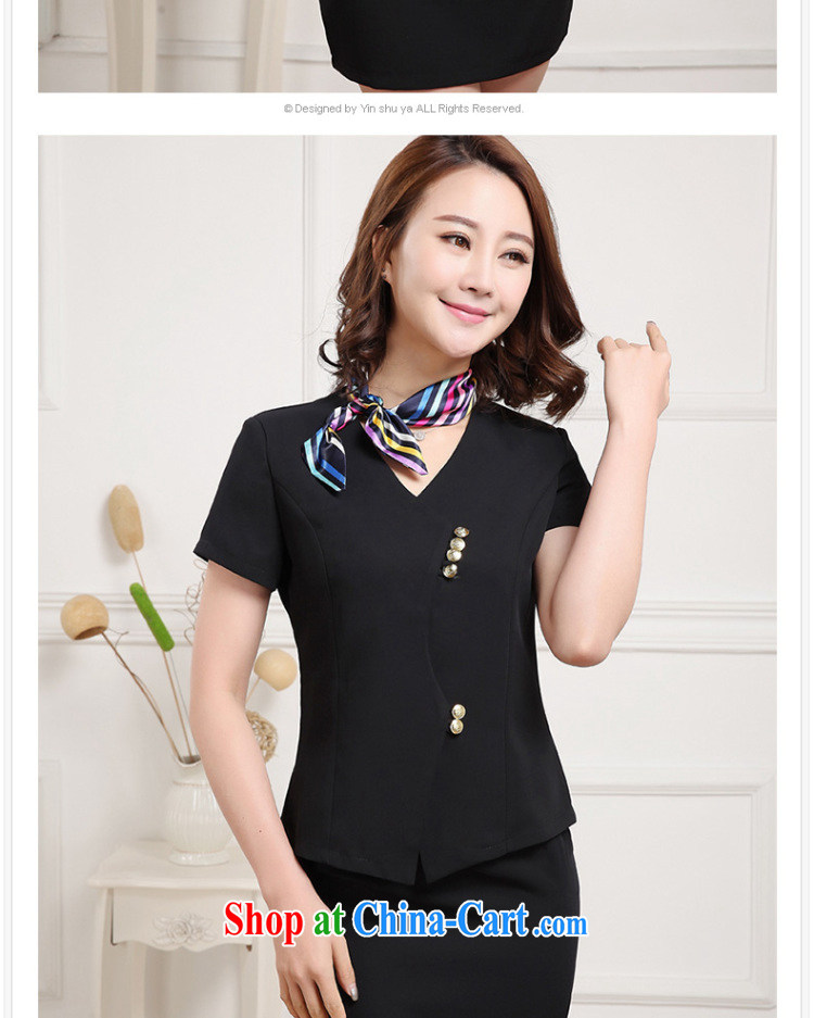 Margaret Flower-hsuan 2015 summer New Career Package female Korean Beauty short-sleeved small suit skirt set OL temperament career dress business black XXL pictures, price, brand platters! Elections are good character, the national distribution, so why buy now enjoy more preferential! Health