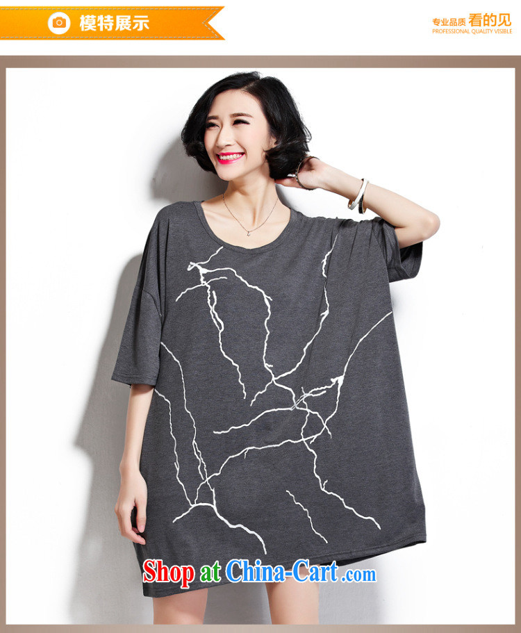 Flower Petals rain saga Bill 2015 summer short-sleeved large, relaxed and comfortable 200 Jack thick MMT shirts dresses female 818685926 dark gray large code are code pictures, price, brand platters! Elections are good character, the national distribution, so why buy now enjoy more preferential! Health