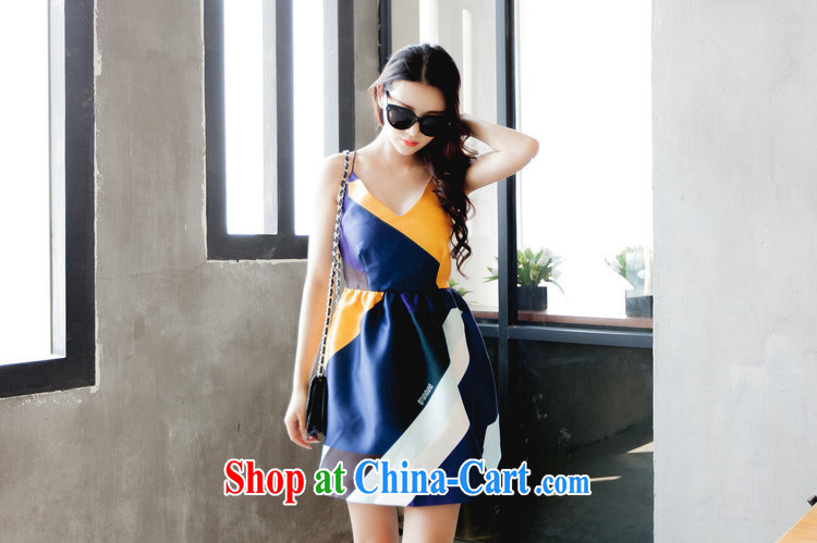 Petals rain family seek summer 2015 new spell color GALLUS DRESS V brought back exposed beauty shaggy short skirt sleeveless dresses Map Color L pictures, price, brand platters! Elections are good character, the national distribution, so why buy now enjoy more preferential! Health