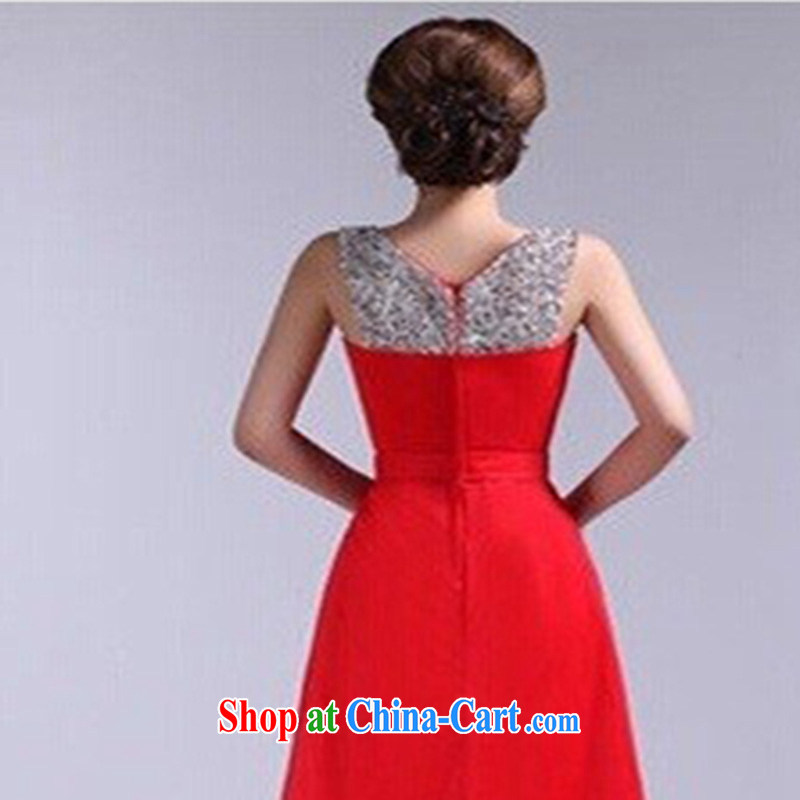 Modern Korean bridal bridesmaid dress bridal toast serving red zipper gown red will not do not return, so Balaam, and shopping on the Internet