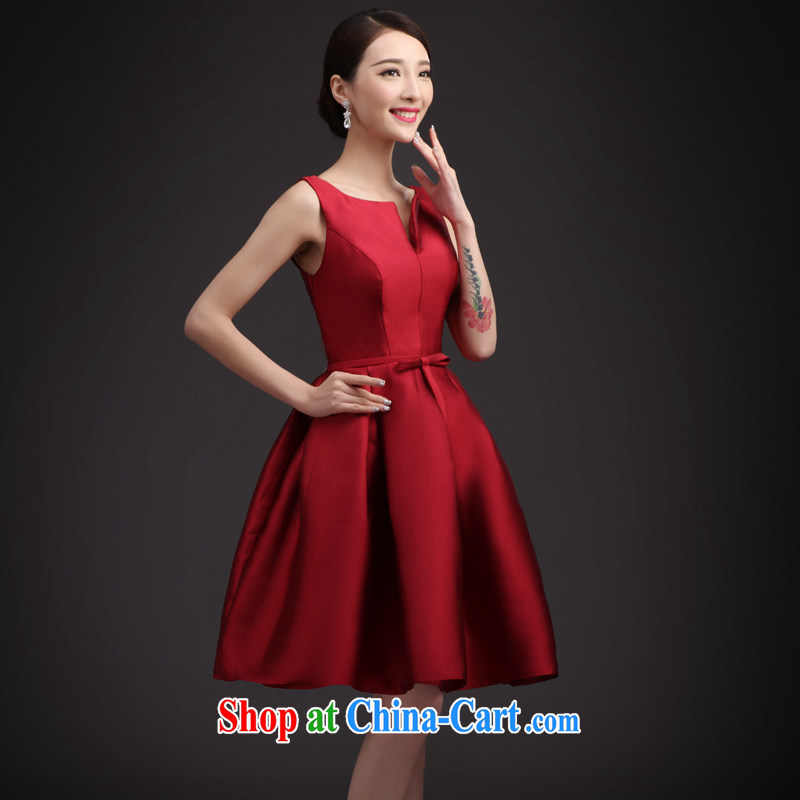 Martin Taylor 2015 retro dresses Korean spring and summer, a solid color beauty Evening Dress graphics thin dress dresses of Yuan short skirt red XL, Taylor Martin (TAILEMARTIN), online shopping