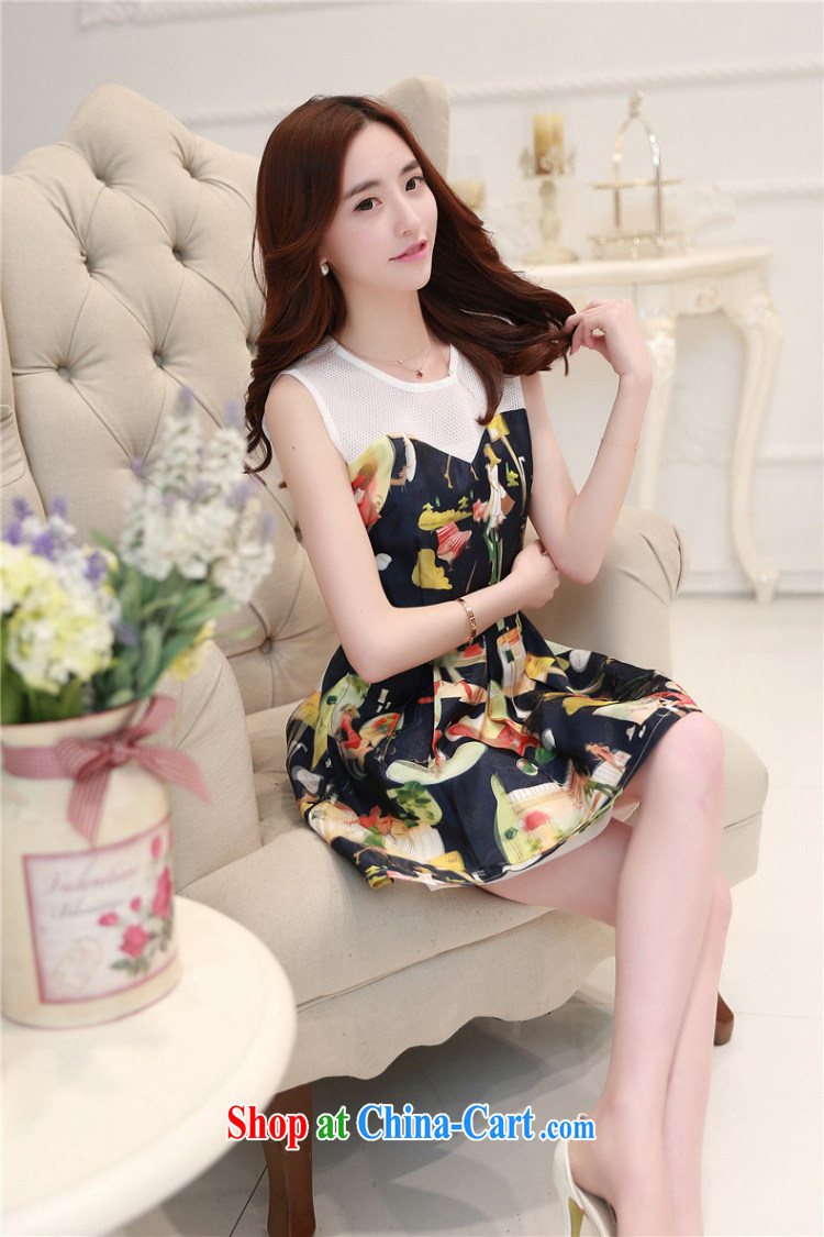 Type color, in accordance with the 2015 summer new sleeveless beauty lady temperament and 3 three-dimensional D dresses apricot XL pictures, price, brand platters! Elections are good character, the national distribution, so why buy now enjoy more preferential! Health