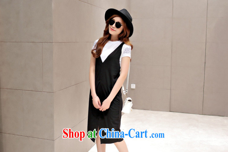 Type color, in accordance with the 2015 new short sleeve fitted dress Korean version in cultivating long-skirt with two sets of picture color XL pictures, price, brand platters! Elections are good character, the national distribution, so why buy now enjoy more preferential! Health