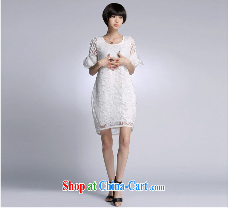 Type color, in accordance with the 2015 New Style fashion, long, women with large, loose dress white 3XL pictures, price, brand platters! Elections are good character, the national distribution, so why buy now enjoy more preferential! Health