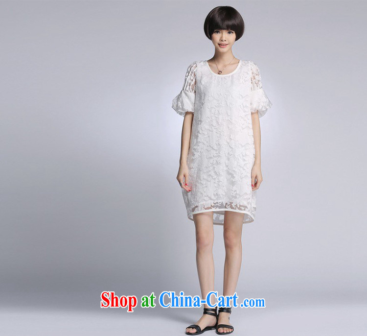 Type color, in accordance with the 2015 New Style fashion, long, women with large, loose dress white 3XL pictures, price, brand platters! Elections are good character, the national distribution, so why buy now enjoy more preferential! Health