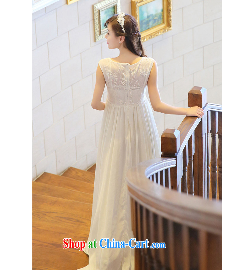 The long-awaited evening of Yuan to the staple Pearl inserts drill dress circle for snow beauty woven fairy skirt and white dress, dinner dress toast bridesmaid dress summer white L pictures, price, brand platters! Elections are good character, the national distribution, so why buy now enjoy more preferential! Health