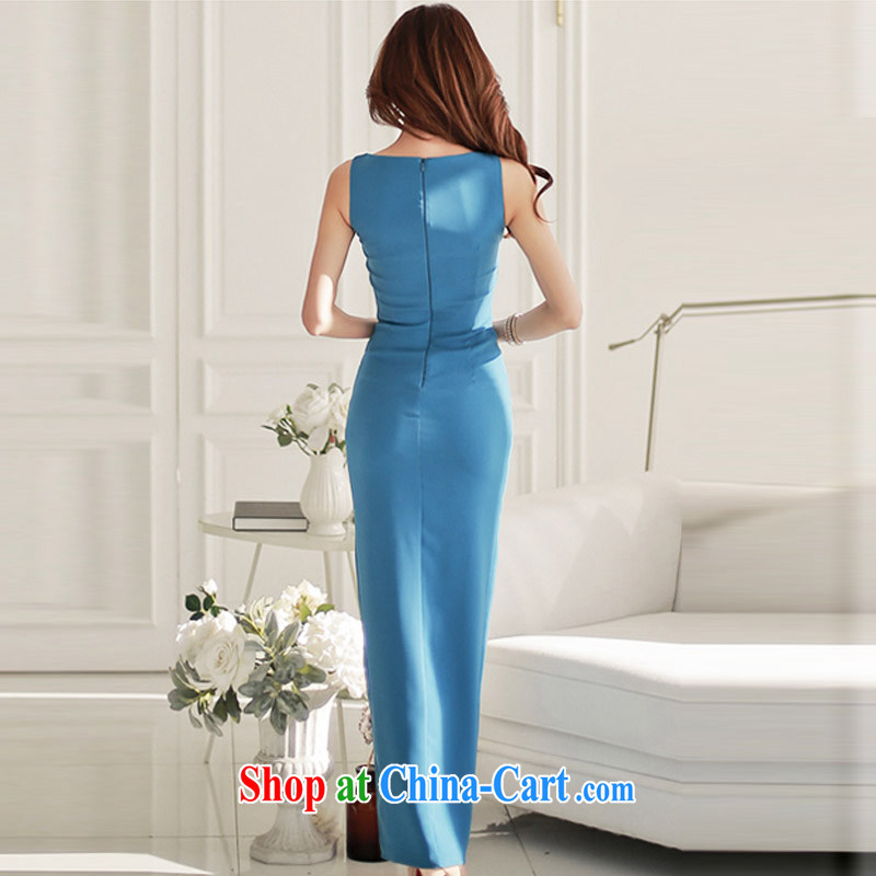 to Lin, dress sense dress summer 2015 summer new female sexy night store sleeveless dresses video thin on the truck package and long skirt picture color L, Lin (KECAILIAN), online shopping