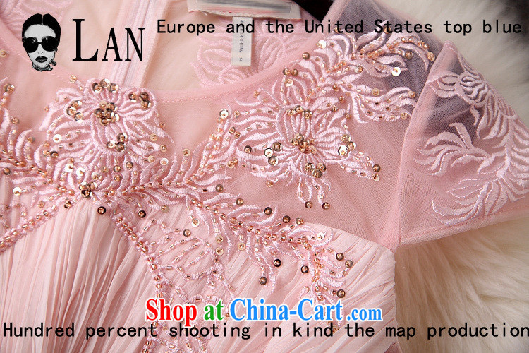 With vPro heartrendingly store 2015 spring and summer new European and American luxury fashion industry the pearl 100 hem, with beauty dress dresses T 2881 pink 4 pictures, price, brand platters! Elections are good character, the national distribution, so why buy now enjoy more preferential! Health
