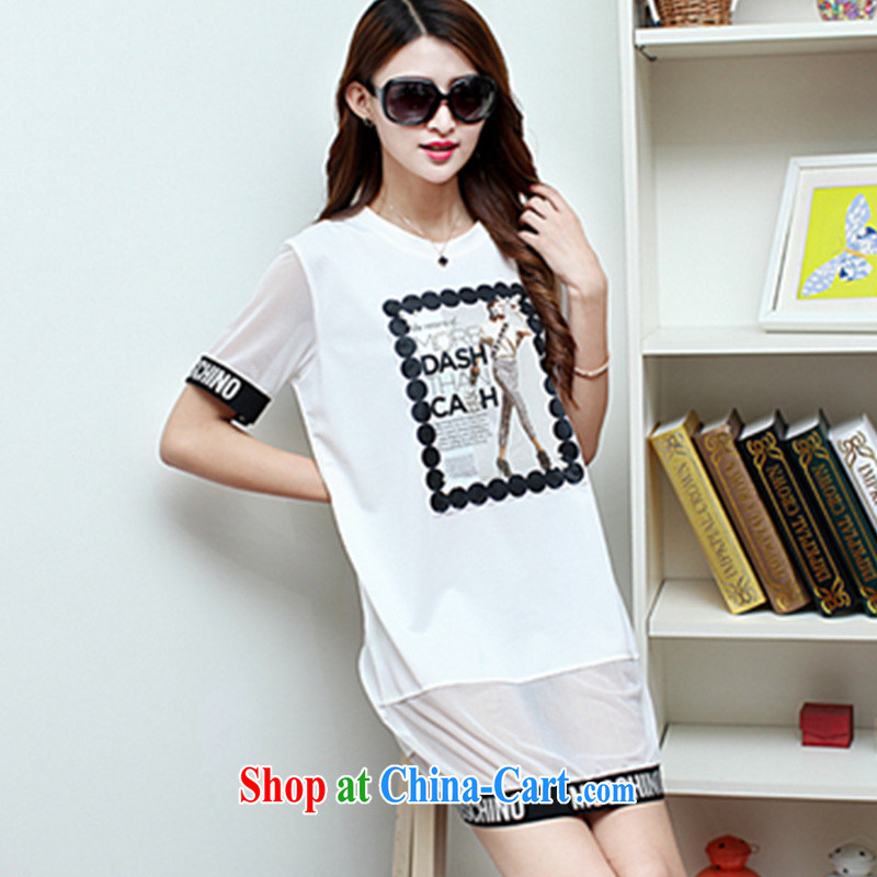 Leong Che-hung Tai SPRING SHOULD BE 2015 summer is the XL girls thick mmi video thin dresses, long loose skirt solid white code L, Hung Tai spring (hongtaichuntian), online shopping