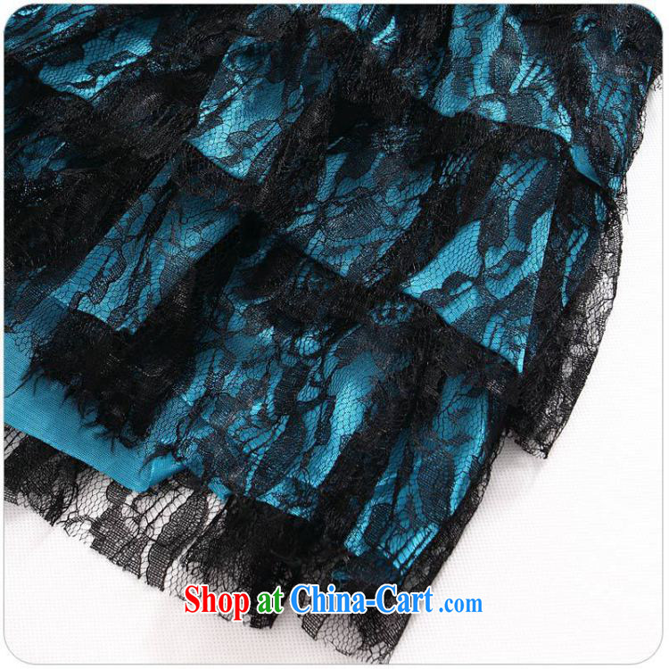 AIDS has been Qi sexy night dress show off chest lace Princess dress skirt T A 9642 - 1 blue XXXL pictures, price, brand platters! Elections are good character, the national distribution, so why buy now enjoy more preferential! Health