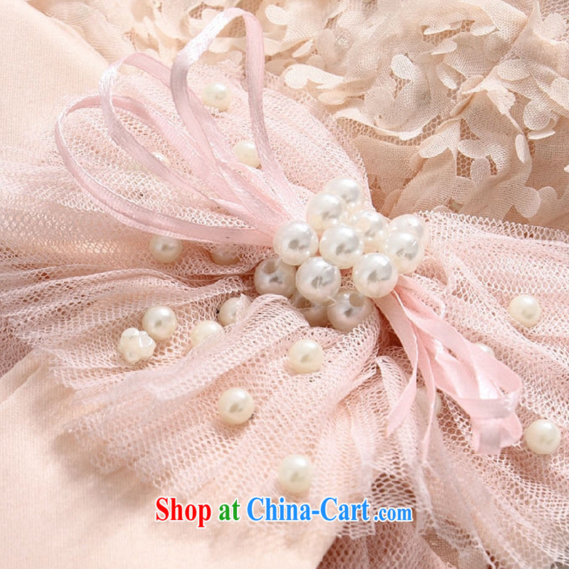 AIDS has been Qi sweet buds Silk Dresses and sisters dress show small dress bow-tie the code dress T A 9733 - 1 pink XXXL, AIDS has Qi (Aiyaqi), online shopping