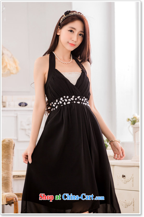AIDS has been Qi sexy V collar scarf manually staple Pearl Light drill high snow woven dress small dress dresses T A 9632 - 1 black XXXL pictures, price, brand platters! Elections are good character, the national distribution, so why buy now enjoy more preferential! Health