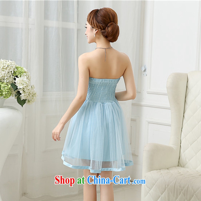 Imperial Palace, bridesmaid dresses summer 2015 new short bridesmaid dress Evening Dress bride wedding toast service performance service sister service Korean-style toast serving blue are code (85 - 100 jack), Imperial (yuumuu), online shopping
