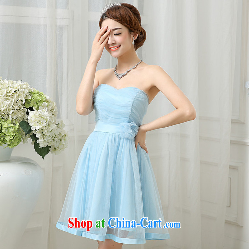 Imperial Palace, bridesmaid dresses summer 2015 new short bridesmaid dress Evening Dress bride wedding toast service performance service sister service Korean-style toast serving blue are code (85 - 100 jack), Imperial (yuumuu), online shopping