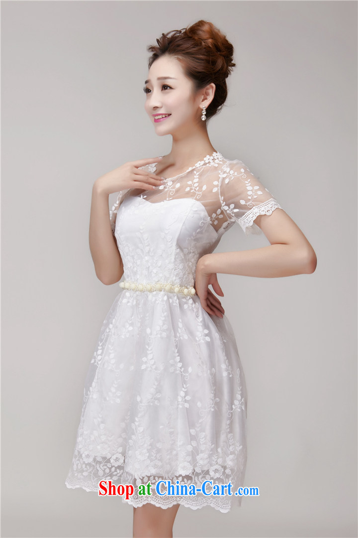 Can the lotus bridal Evening Dress bridesmaid dress summer 2015 summer new dress dresses lace hook flower Openwork Web yarn Princess skirt 506 white L pictures, price, brand platters! Elections are good character, the national distribution, so why buy now enjoy more preferential! Health