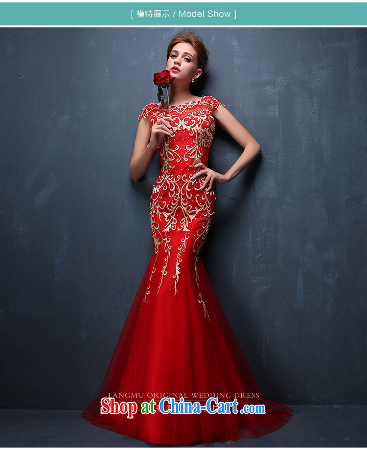 Luang Prabang in 2015 new summer dress red Fung Mo 9 days embroidery marriages served toast crowsfoot evening dress red XL pictures, price, brand platters! Elections are good character, the national distribution, so why buy now enjoy more preferential! Health