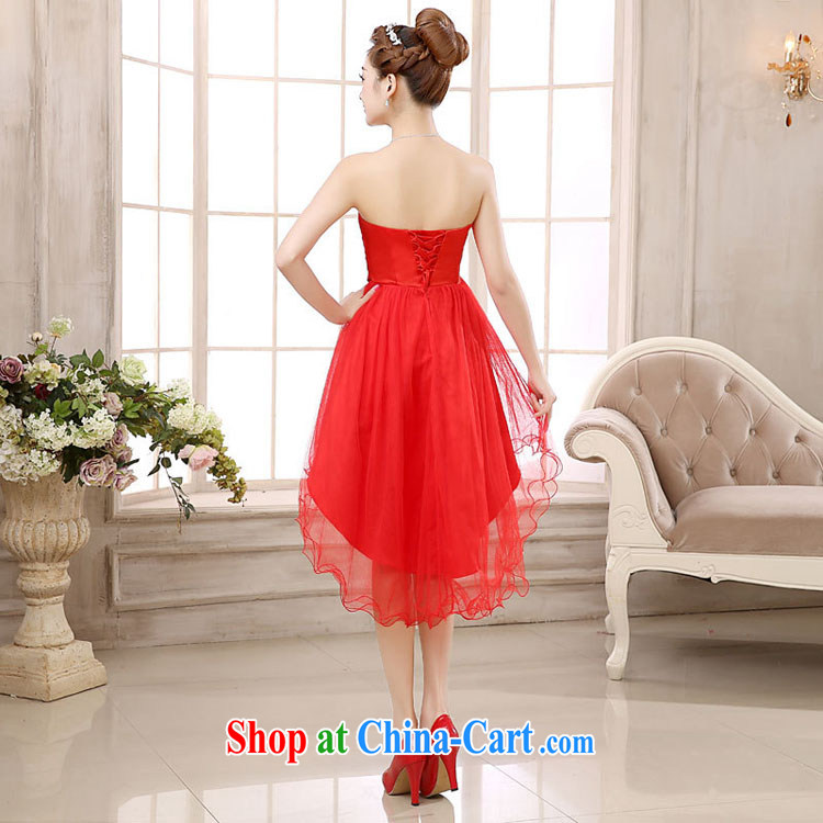 Imperial Palace, bridesmaid dress tail skirt red short performances, small dress bride wiped his chest serving toast bridesmaid dresses small 2015 New Red XL (120 - 135 ) jack pictures, price, brand platters! Elections are good character, the national distribution, so why buy now enjoy more preferential! Health