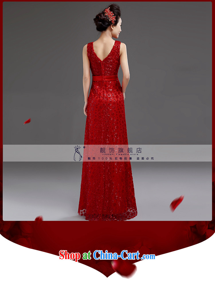 Beautiful ornaments dress 2015 new, luxurious, elegant and sexy Deep V for long fall dress moderator performance service red made contact Customer Service pictures, price, brand platters! Elections are good character, the national distribution, so why buy now enjoy more preferential! Health