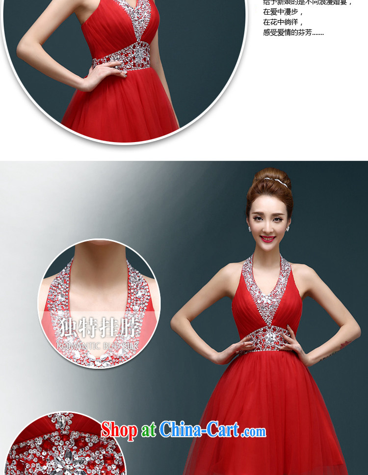 Pure bamboo 2015 new, large, red, small dress short married women toast service banquet dress shaggy dress summer female Red XXXL pictures, price, brand platters! Elections are good character, the national distribution, so why buy now enjoy more preferential! Health