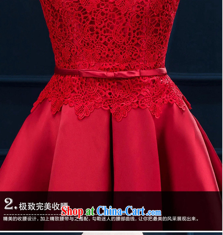 Time his dress 2015 new summer fashion bridal red wedding dress short-field shoulder banquet dress high waist pregnant women served toast red XL pictures, price, brand platters! Elections are good character, the national distribution, so why buy now enjoy more preferential! Health