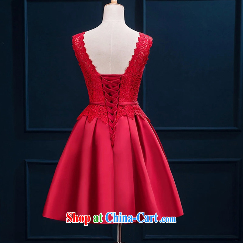 Time his dress 2015 new summer fashion bridal red wedding dress short-field shoulder banquet dress high waist pregnant women served toast red XL, time, and shopping on the Internet