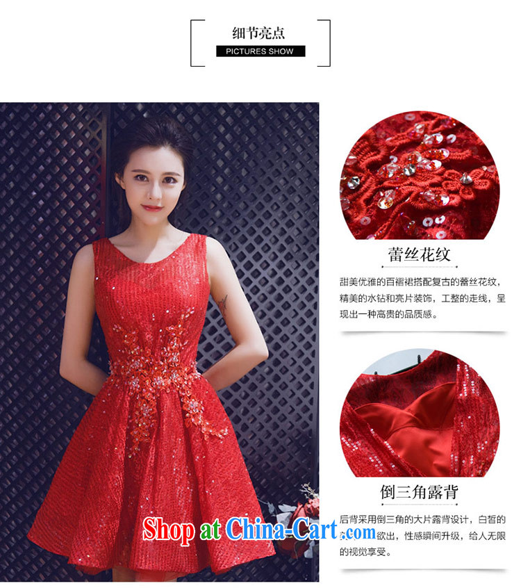 Love Life 2015 summer New Red field shoulder sweet 100 hem dresses bridal wedding dress uniform toast bridesmaid evening dress red XXL pictures, price, brand platters! Elections are good character, the national distribution, so why buy now enjoy more preferential! Health