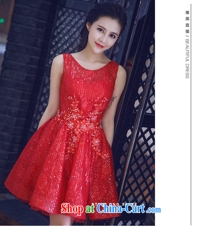Love Life 2015 summer New Red field shoulder sweet 100 hem dresses bridal wedding dress uniform toast bridesmaid evening dress red XXL pictures, price, brand platters! Elections are good character, the national distribution, so why buy now enjoy more preferential! Health