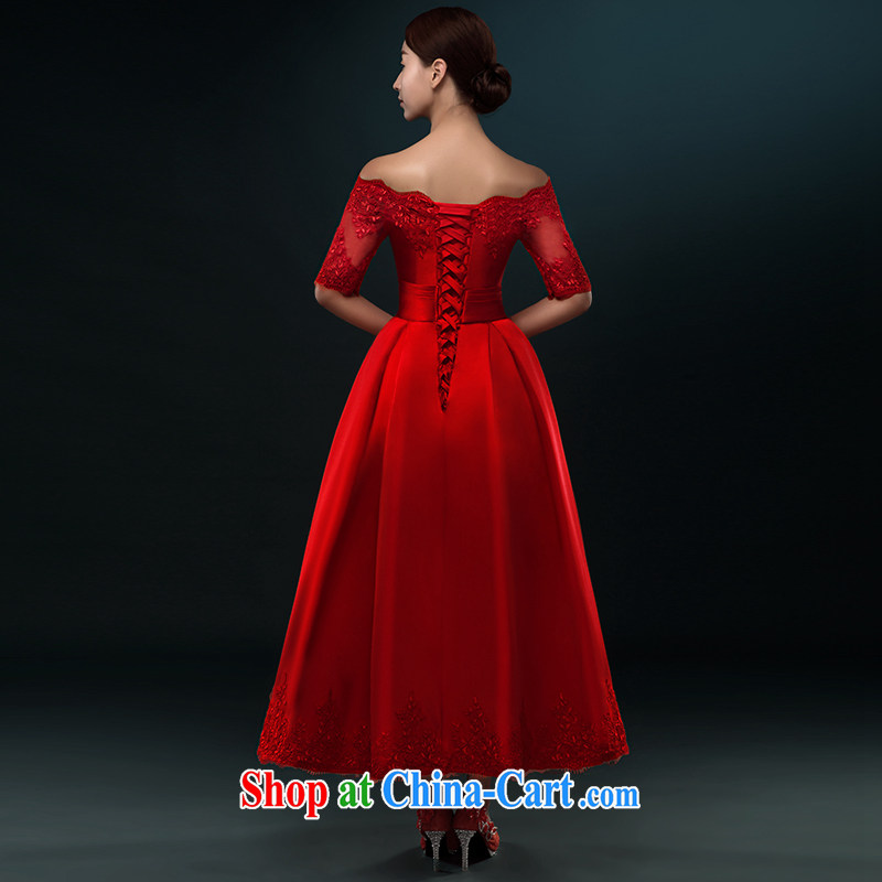 The Greek, Mona Lisa (XILUOSHA) bridal dresses summer Satin bows in serving the cuff long in Europe and Evening dress a shoulder wedding dresses 2015 spring wine red XXL, Greek Cypriot, Mona Lisa (XILUOSHA), shopping on the Internet