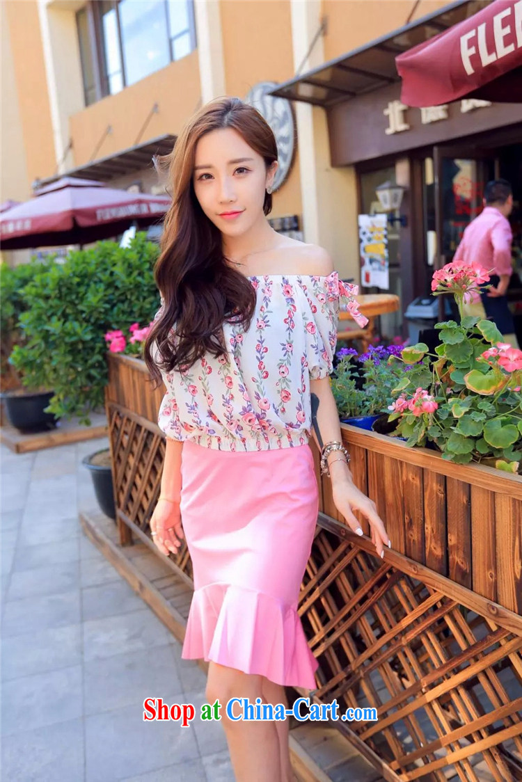 Soon Elizabeth Anna 2015 summer new women with a collar floral T-shirt stylish package and crowsfoot skirts beauty package dress skirt L 9330 photo color L pictures, price, brand platters! Elections are good character, the national distribution, so why buy now enjoy more preferential! Health
