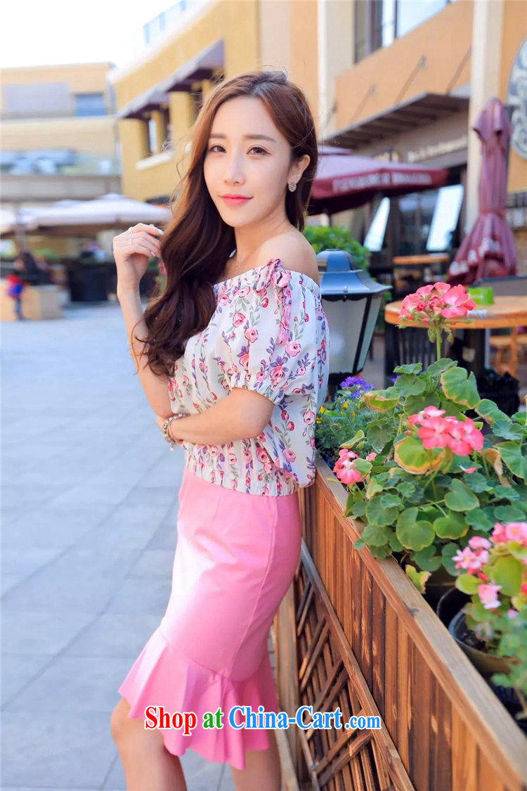 Soon Elizabeth Anna 2015 summer new women with a collar floral T-shirt stylish package and crowsfoot skirts beauty package dress skirt L 9330 photo color L pictures, price, brand platters! Elections are good character, the national distribution, so why buy now enjoy more preferential! Health