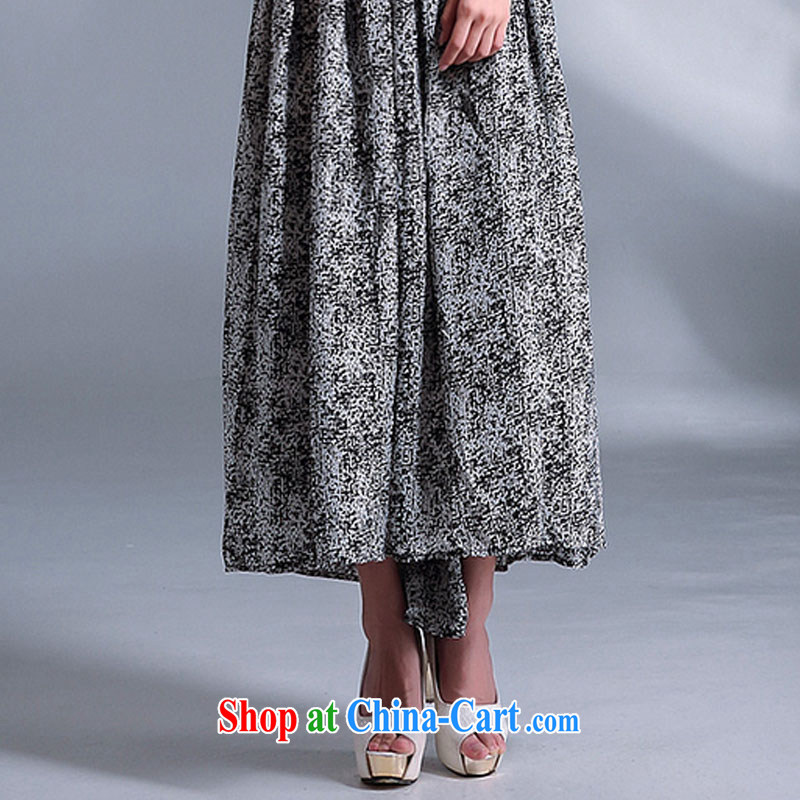 Bohemian long skirt dress snow woven false Two-piece dresses the code snow woven dress suit XL, fruit (QINGGUO), shopping on the Internet