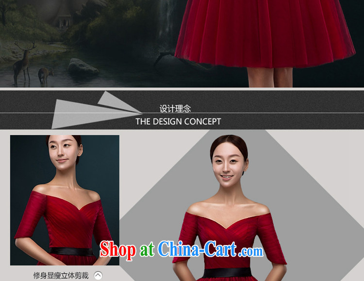 The Greek, Mona Lisa (XILUOSHA) bridal gown short wedding evening dress uniform toast cuff in V-neck small dress, wine red wedding canopy skirts wine red s pictures, price, brand platters! Elections are good character, the national distribution, so why buy now enjoy more preferential! Health