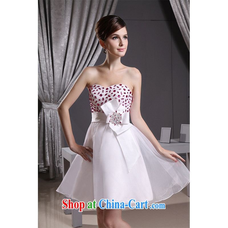 The beautiful yarn 2015 new wiped his chest bridal wedding bridesmaid sweet short skirts of Yuan beauty graphics thin strap bow-tie with drilling new products listing, beautiful yarn (nameilisha), online shopping