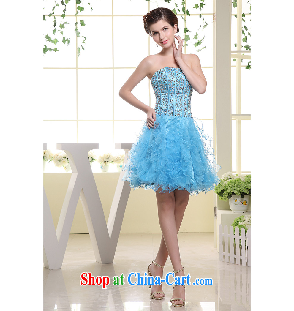 The beautiful yarn new luxury with drill Mary Magdalene Beauty Chest small short skirts and stylish european, zip bride 2015 new bridesmaid dress factory direct. Pictures, price, brand platters! Elections are good character, the national distribution, so why buy now enjoy more preferential! Health